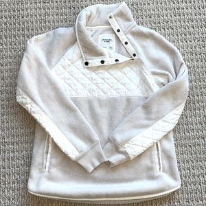 Abercrombie Asymmetrical Snap Up Fleece